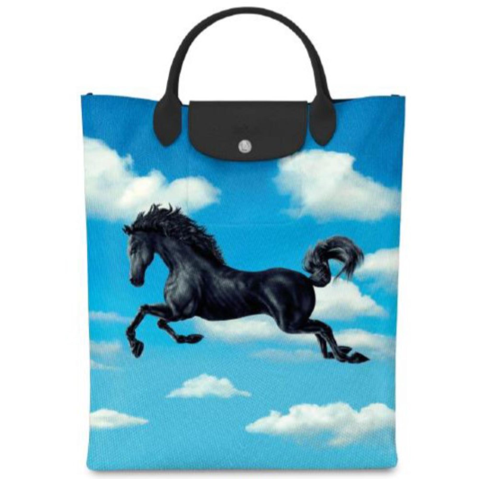 100 Bags/ 10168TPB427 /Top handle bag Cloud Blue/