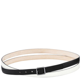 710 Belts/ 40079H87067 /Ladies' belt Black/White/