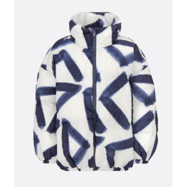 CD 드로잉 전판 패딩-화이트