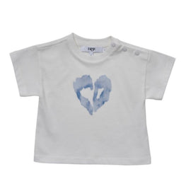 CD 로고 티셔츠-연그레이