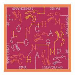 740 Scarves, stoles .../ 50636GSOJ13 /Silk scarf 50x50 Magenta/