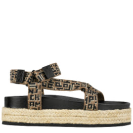 780 Shoes/ 70258SB3439 /Flat Sandals Taupe/Black/ 40