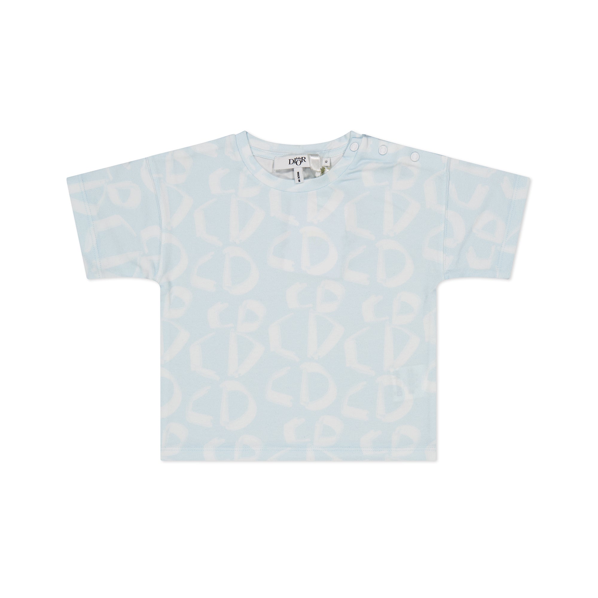 CD 전판 면 반팔 티셔츠