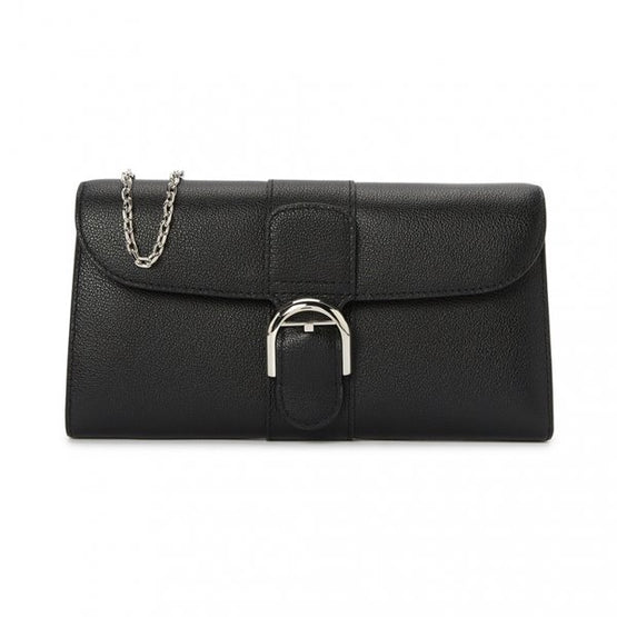 Brillant Long Wallet Chain Rodéo Calf Black