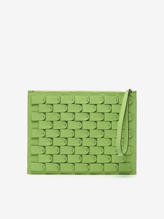 Pin D Pouch PM Arsenal Taurillon Soft XL Aloé