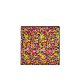 140X140 ALLOVER PANSIES SCARF