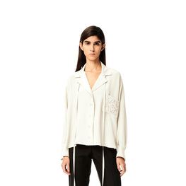 ANAGRAM SATIN PYJAMA BLOUSE