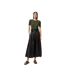 BELTED CULOTTE TROUSERS