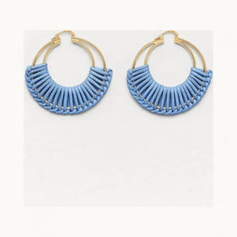 EARRINGS - LIGHT BLUE