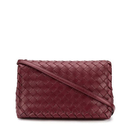 CROSS-BODY BAG - BORDEAUX-GOLD