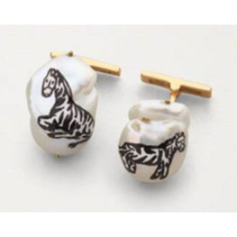 CUFFLINKS - NATURALE/ MIX ZEBRA