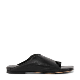 FLAT SANDAL - NERO