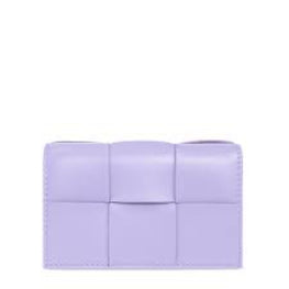 BUSINESS CARD CASE - WISTERIA-GOLD