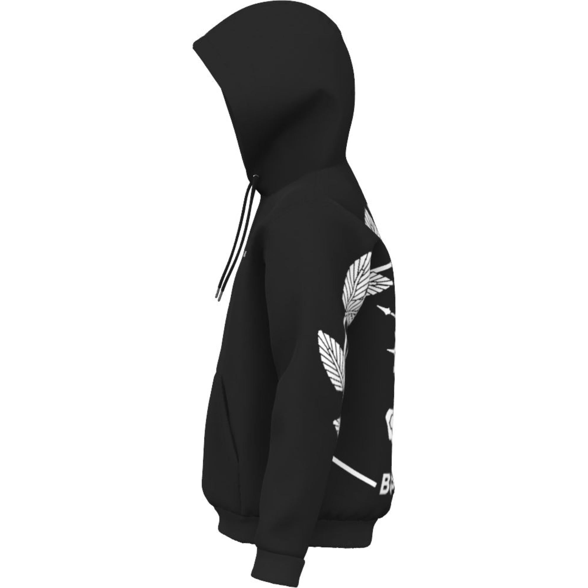 EKD 프린트 코튼 블렌드 후디